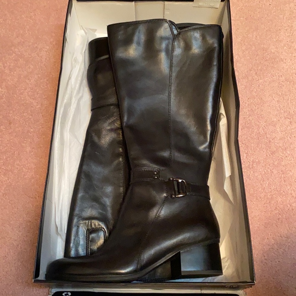 Womens WC Boots Sz 9.5 Blk Leather